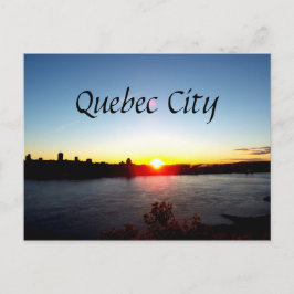 Cartão Postal Quebec City Sunset