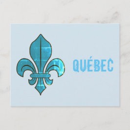 Cartão Postal Québec Fleur de Lys