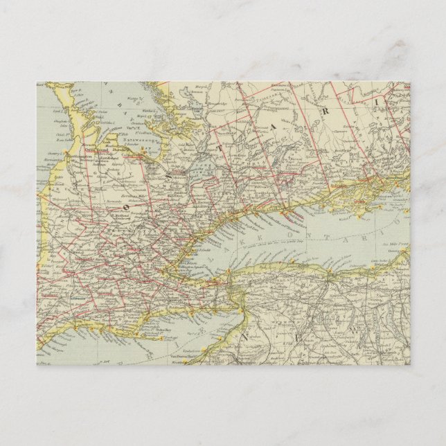 Cartão Postal Quebec, Ontário, Canadá (Frente)