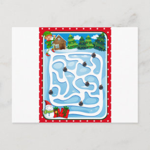 Cartão Postal Quebra-cabeça