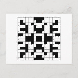 Cartão Postal Quebra-cabeça de Espadas Cruzadas