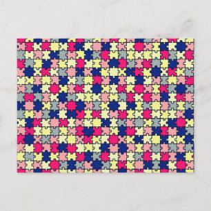 Cartão Postal Quebra-cabeça de serra