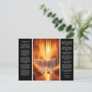 Cartão Postal Quebra d'água Desiderata: Quedas de Sangue Radiant