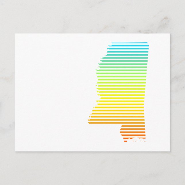 Cartão Postal quebra de frio do mississippi (Frente)
