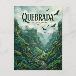 Cartão Postal Quebrada de los Cuervos