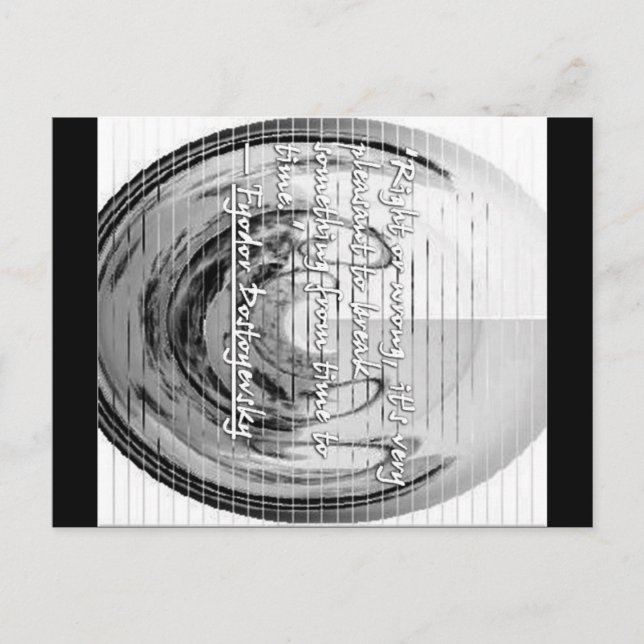 Cartão Postal Quebrar Coisas (Frente)