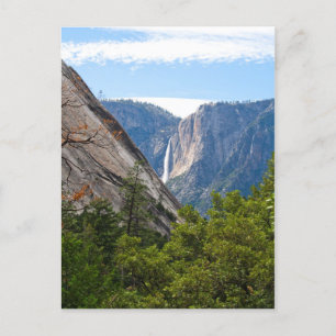 Cartão Postal Queda de Yosemite Superior e Ponto Glaciar