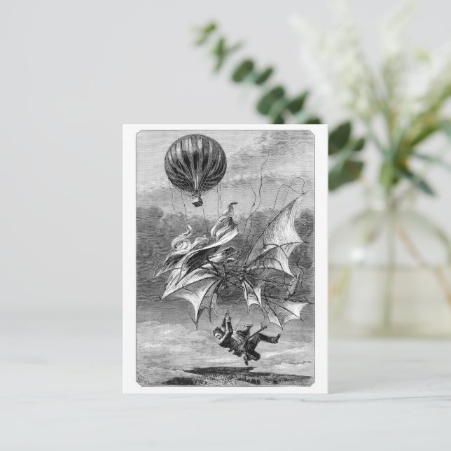 Cartão Postal Queda do Homem Voador (Em pé/Frente)