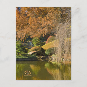 Cartão Postal Queda do Jardim Botânico do Brooklyn em Nova York