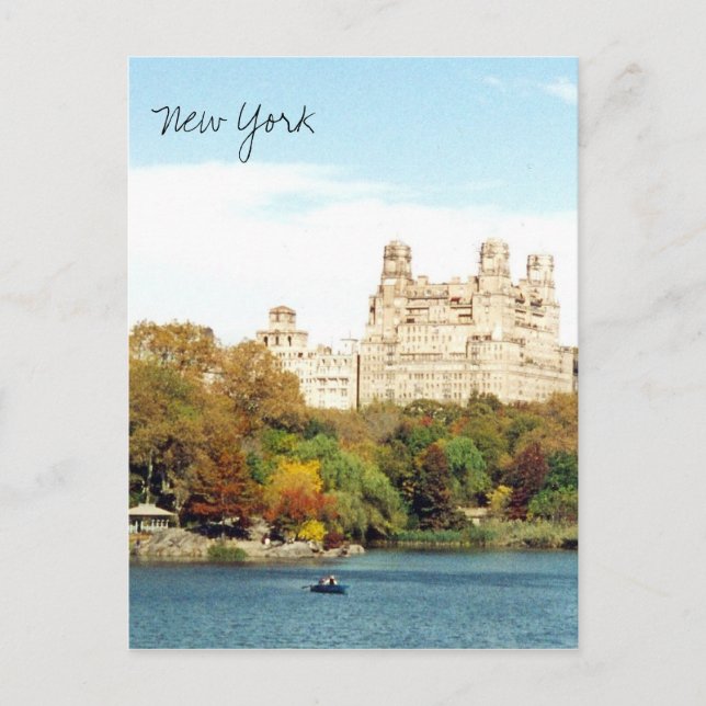 Cartão Postal queda do parque central (Frente)