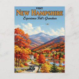 Cartão Postal Queda em New Hampshire Viagem