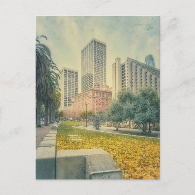 Cartão Postal Queda na cidade (Frente)