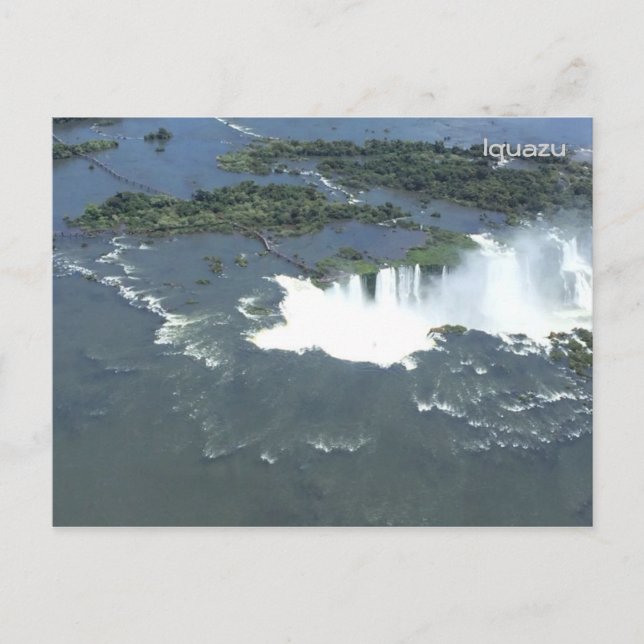 Cartão Postal Quedas de Iguazu - Vista aérea (Frente)