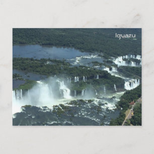 Cartão Postal Quedas de Iguazu - Vista aérea