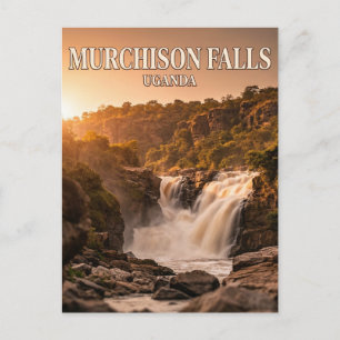 Cartão Postal Quedas de Murchison, Masindi, Região Ocidental