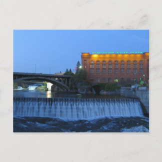 Cartão Postal Quedas de Spokane Inferiores