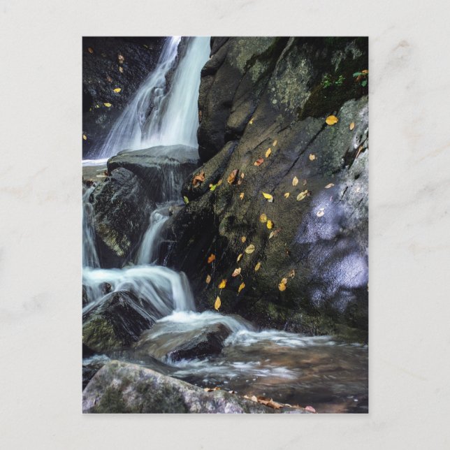 Cartão Postal Quedas em cascata (Frente)