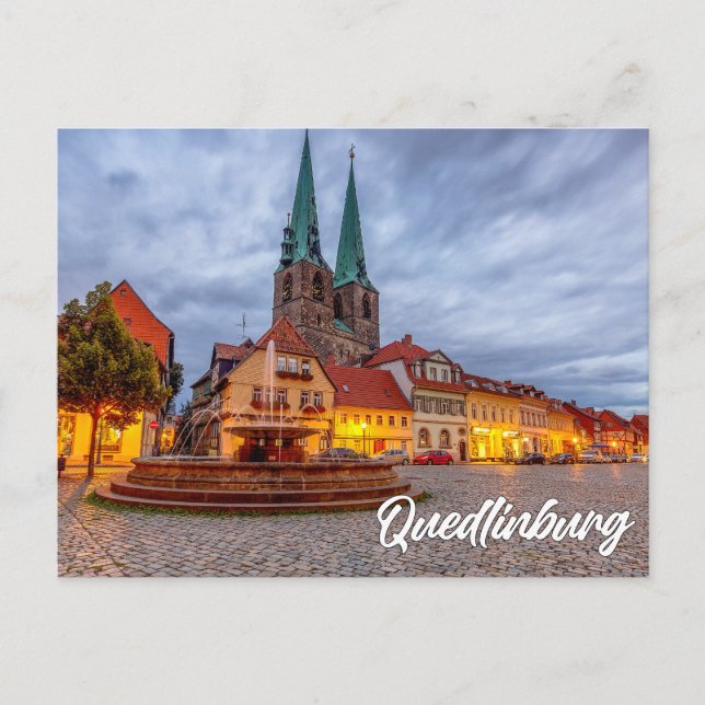 Cartão Postal Quedlinburg, Alemanha (Frente)