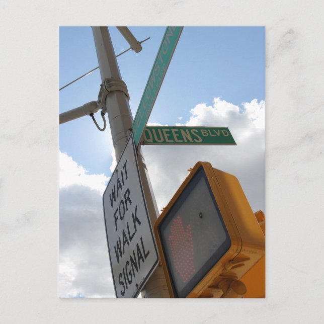 Cartão Postal Queens Blvd (Frente)
