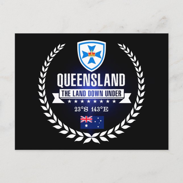 Cartão Postal Queensland (Frente)