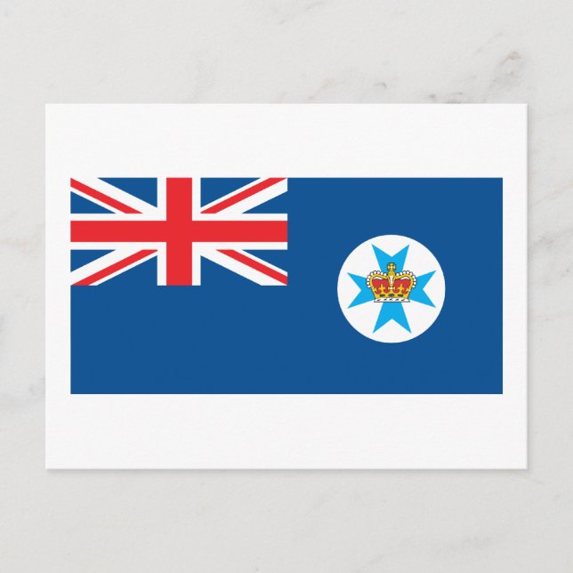Cartão Postal Queensland Flag (Frente)