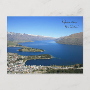 Cartão Postal Queenstown do Pico de Bob, Nova Zelândia - Cartão-