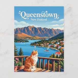 Cartão Postal Queenstown Nova Zelândia