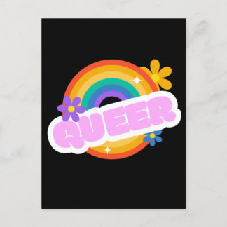 Cartão Postal Queer. LGBT+Orgulho. Poster