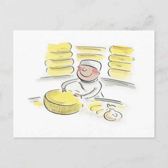 Cartão Postal Queijo (Frente)