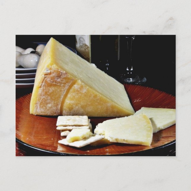Cartão Postal Queijo de Lancashire (Frente)