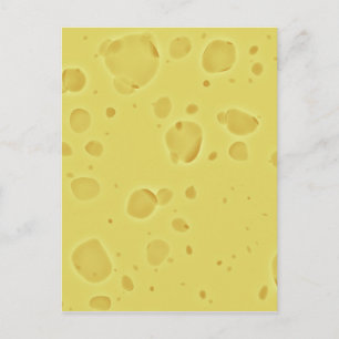 Cartão Postal Queijo suíço