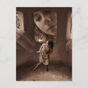 Cartão Postal Quem está aí?