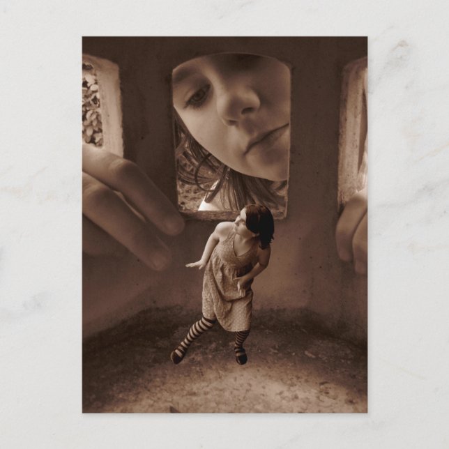 Cartão Postal Quem está aí? (Frente)