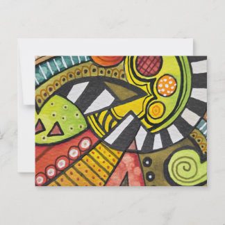 CARTÃO POSTAL QUEM FATIOU MEU TOMATE COM UMA FACA CUBISTA?