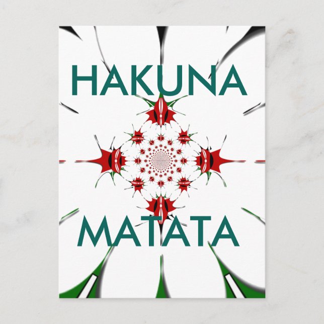 Cartão Postal Quênia Mágico: Abraça o caleidoscópio 🇰 cultura � (Frente)