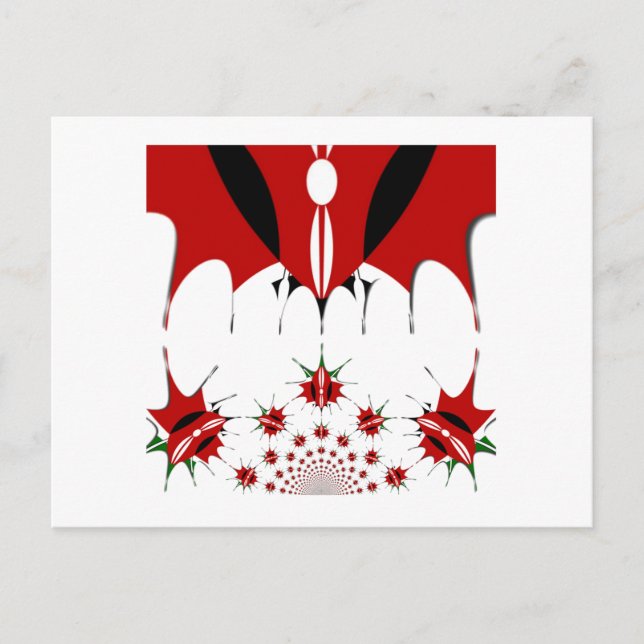 Cartão Postal Quênia Mágico: Simetria do Patrimônio 🇰 modernida (Frente)