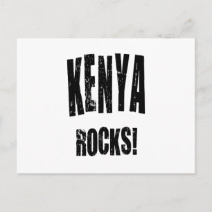 Cartão Postal Quênia Rocks!