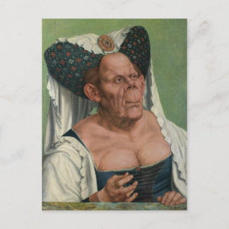 Cartão Postal Quentin Massys, A Duquesa Feia, cerca de 1525