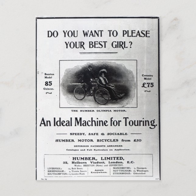 Cartão Postal Quer Apreciar Sua Melhor Garota? (Frente)