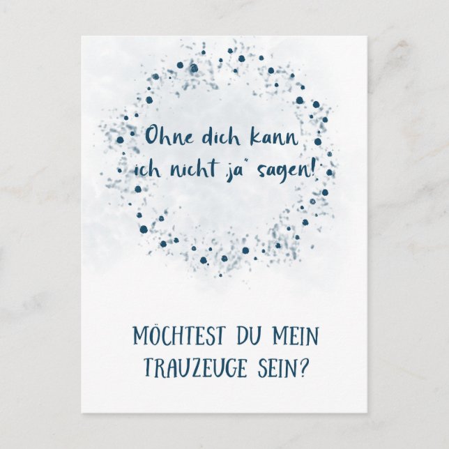 Cartão postal - Queres meu padrinho ser (Frente)