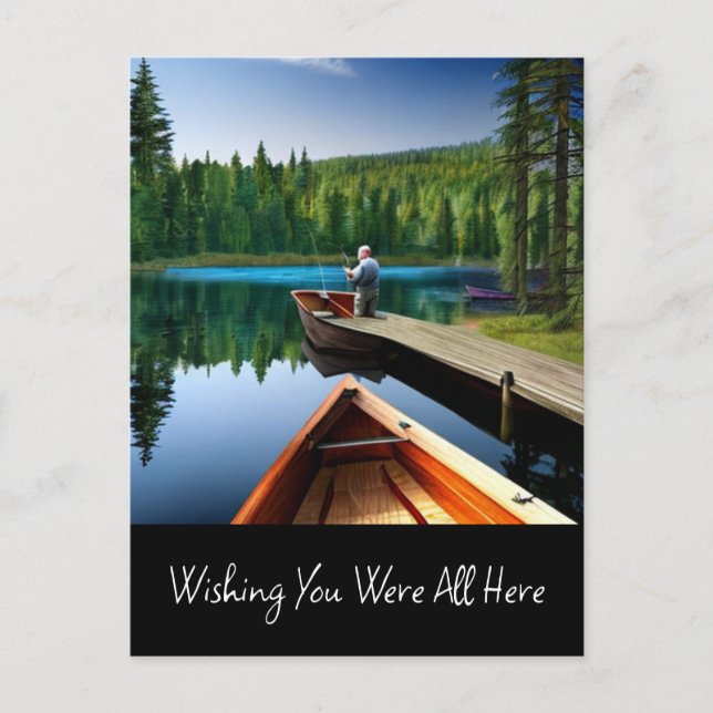 Cartão Postal Queria Que Você Estivesse Aqui (Frente)