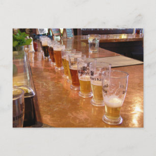 Cartão Postal Queria que você fosse Beer Postcard