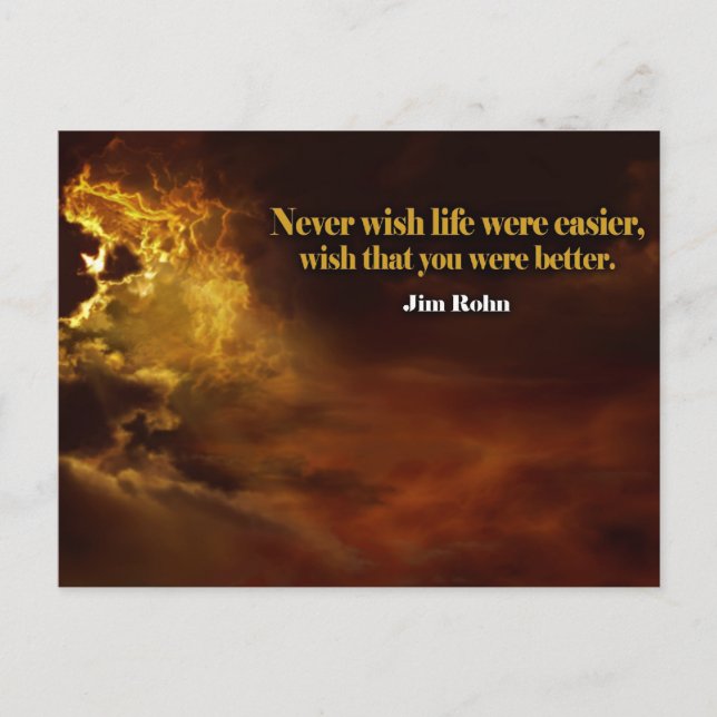 Cartão Postal Queria Que Você Fosse Melhor (Frente)