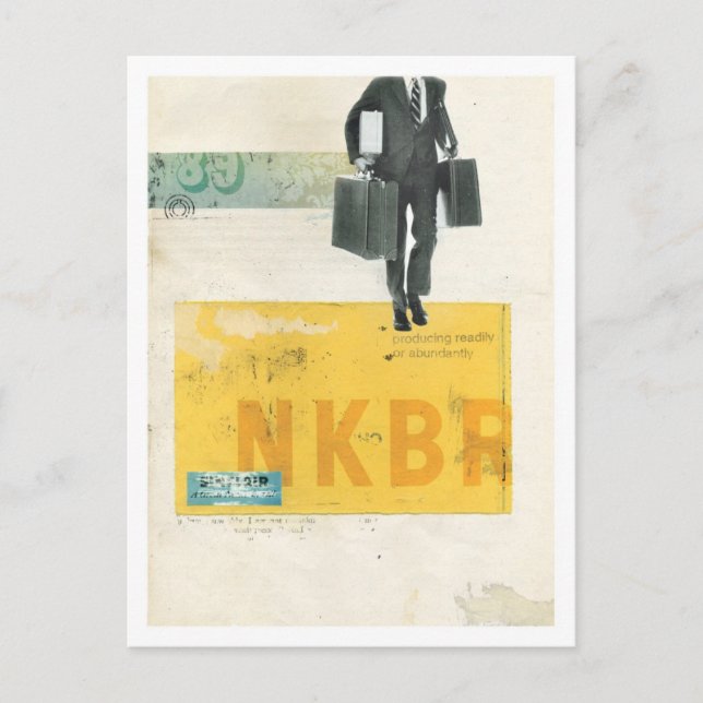 Cartão Postal Querida, estou em casa (Frente)