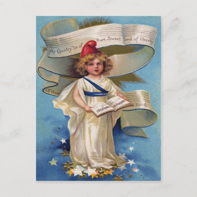 Cartão Postal Querida Menina Liberdade (Frente)