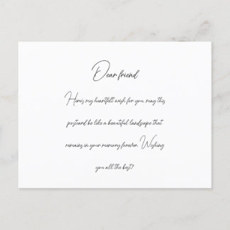 Cartão Postal Querido amigo