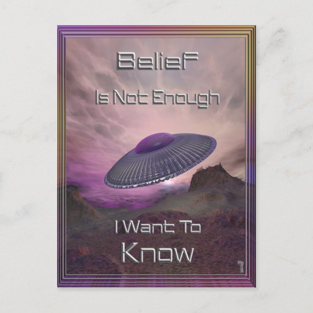 Cartão Postal Quero Saber Cartões-postais (Frente)