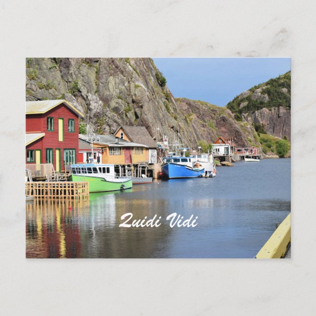 Cartão Postal Quidi Vidi, Terra Nova e Labrador (Frente)