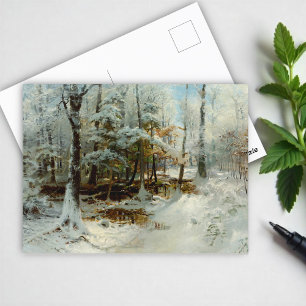 Cartão Postal Quieta tarde de inverno por William Baker, Bart