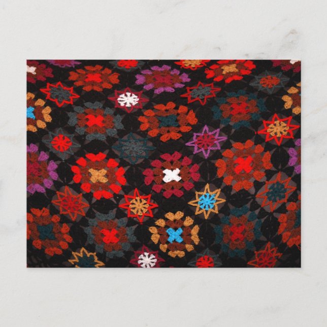 Cartão Postal Quilt Crochet (Frente)